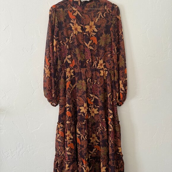 Lost + Wander Wild Print Floral Dress - Picture 4 of 5